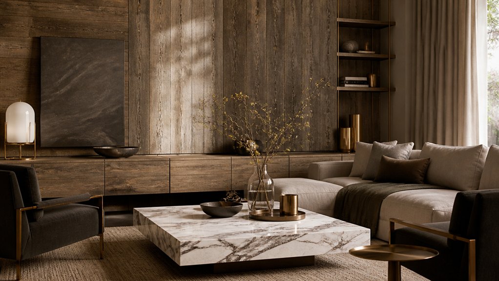 balanced materials create elegance
