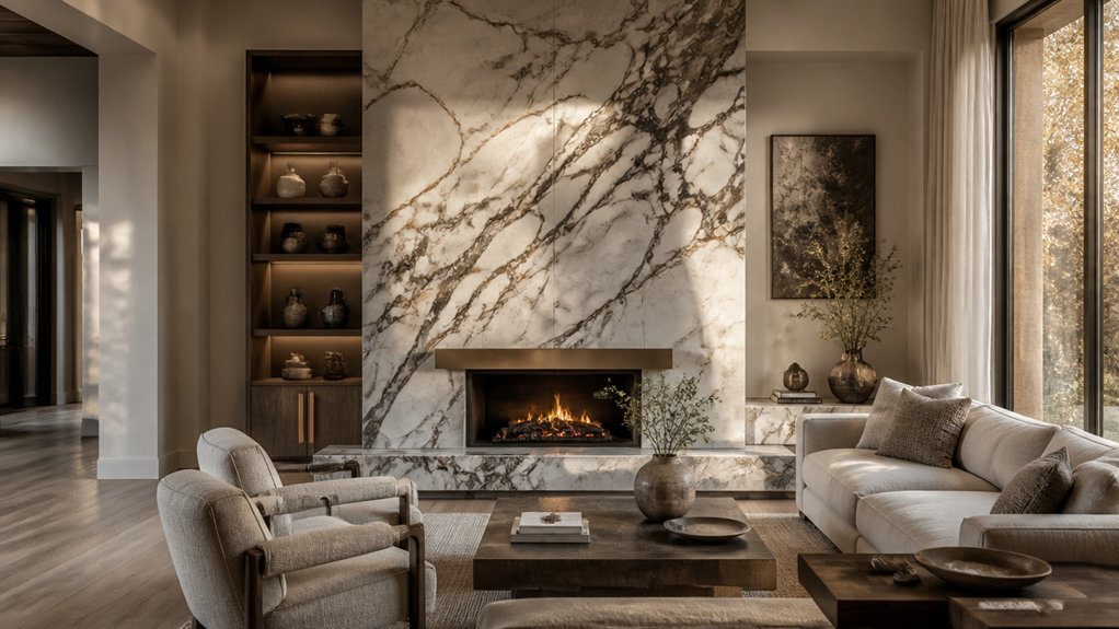 How a Statement Marble Fireplace Can Transform a Living Space
