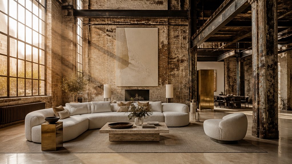 Echoes of Industry: How to Balance Raw Industrial Character With Ultra-Luxury Interiors