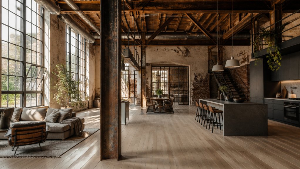 How Former Industrial Warehouses Become Striking Open-Plan Homes