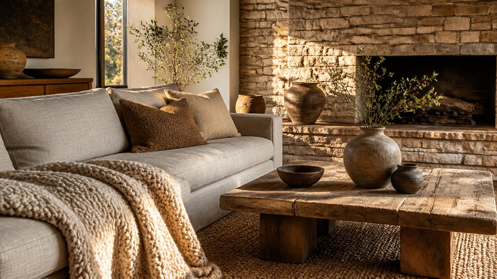 natural textures add warmth