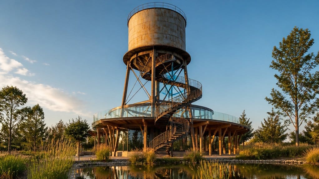 How to Transform a Redundant Water Tower Into a Unique Architectural Landmark